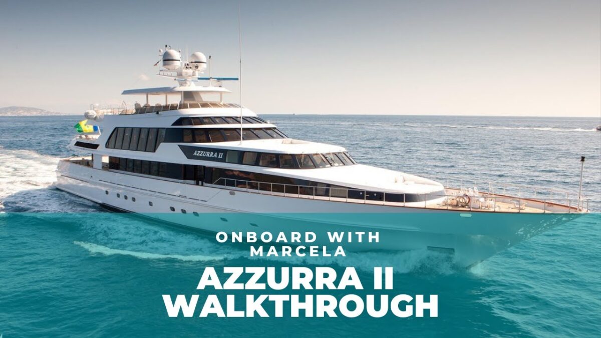 AZZURRA II yacht walkthrough video