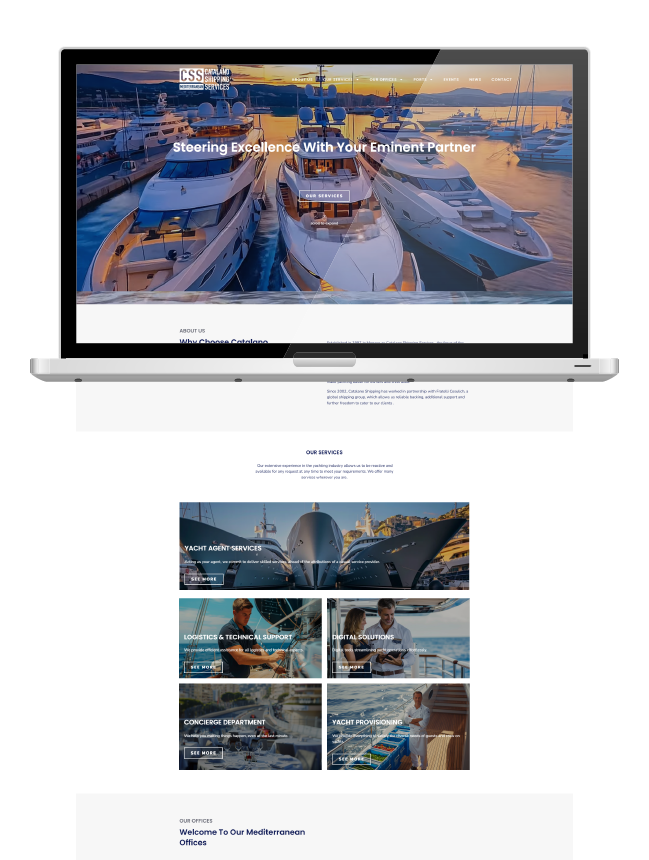 Catalano Shipping Website